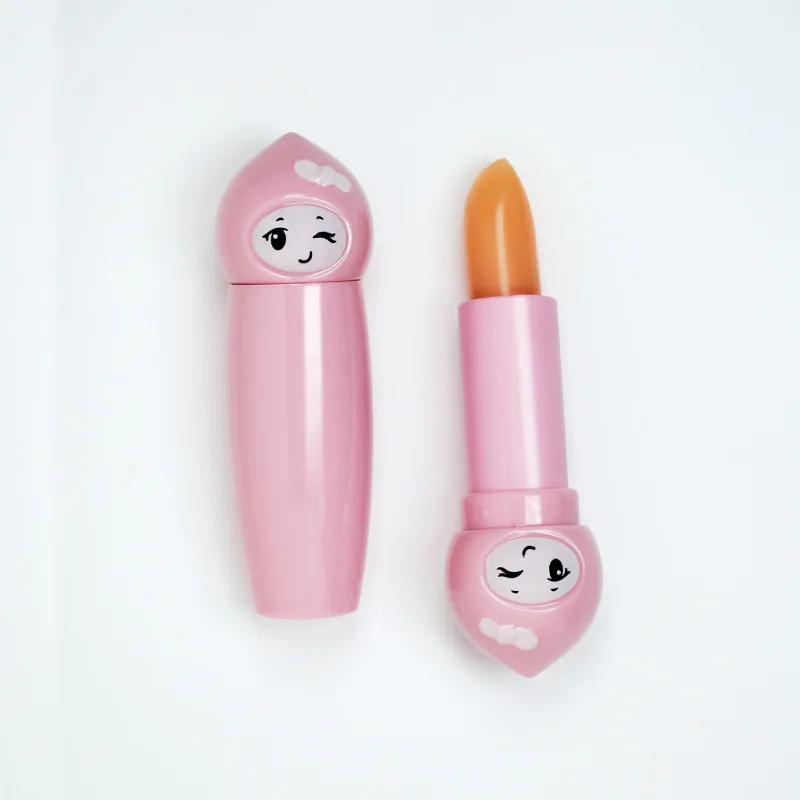 Peach flavor lip balm moisturizing lip discoloration lip balm spot no logo