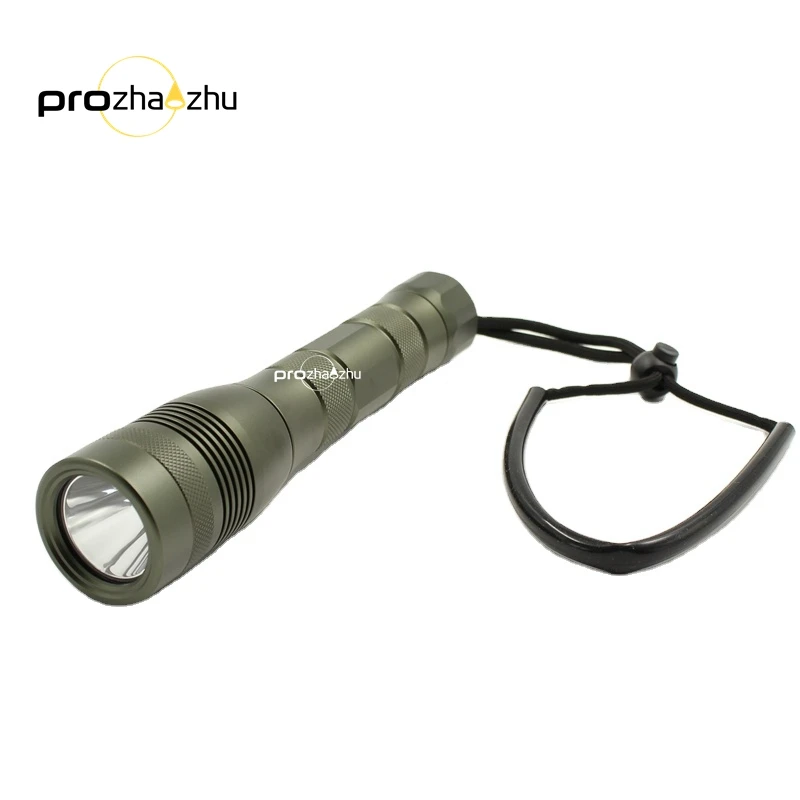 Hot Selling Wholesale 1200 lumen C Size Dry Battery Underwater IP68 Diving Flashlight