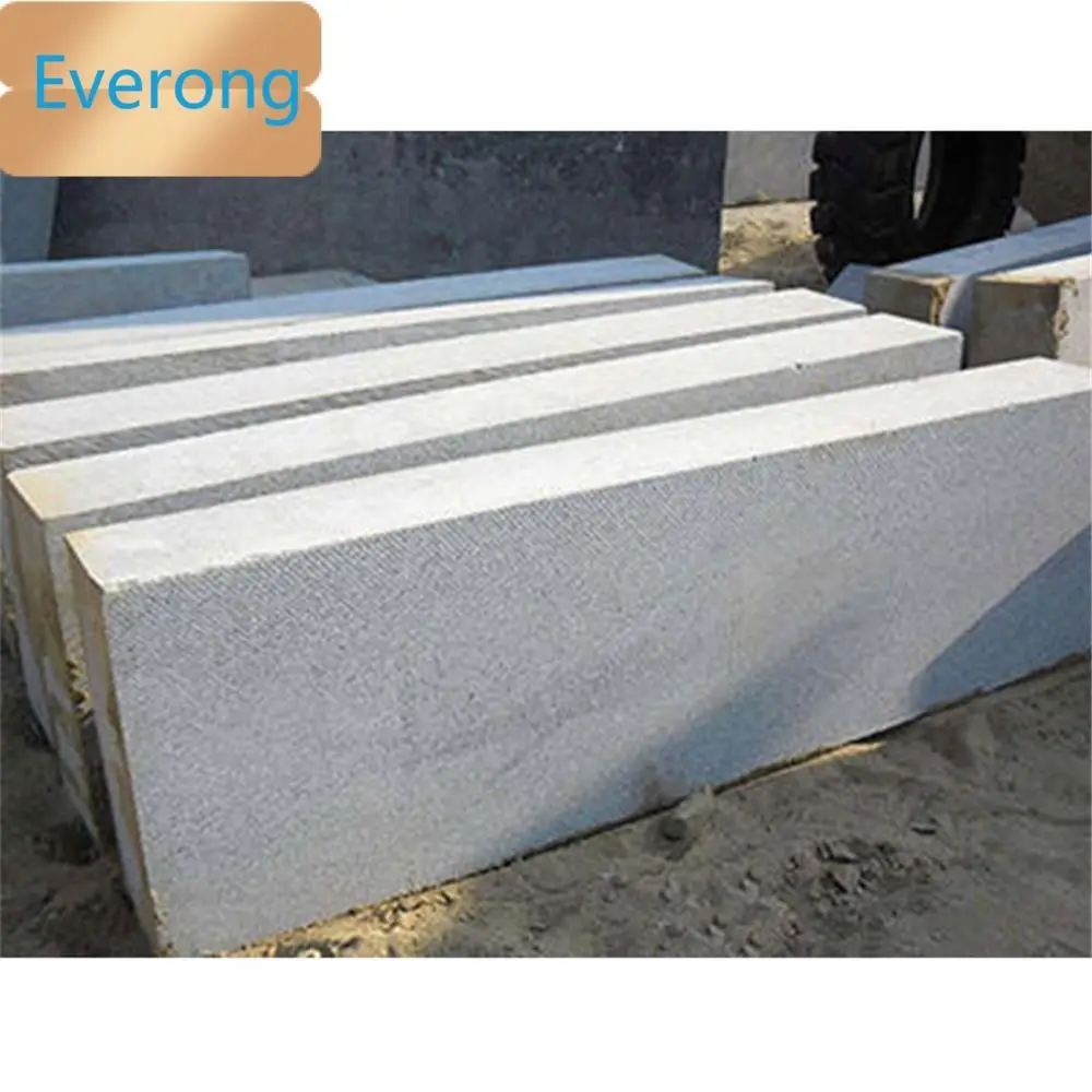 G603 White Granite Road Curb Stones, Street Kerb Stones