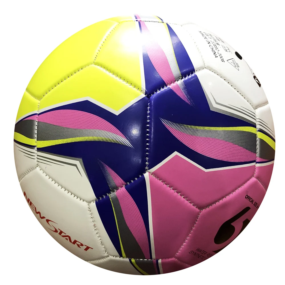 custom 2.7mm pvc leather size 3 4 5 football soccer ball
