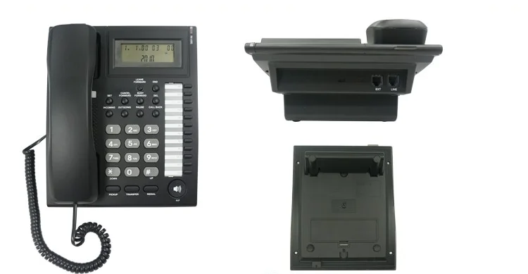 Factory hot wired office home multifunctional bring electric display landline telephone