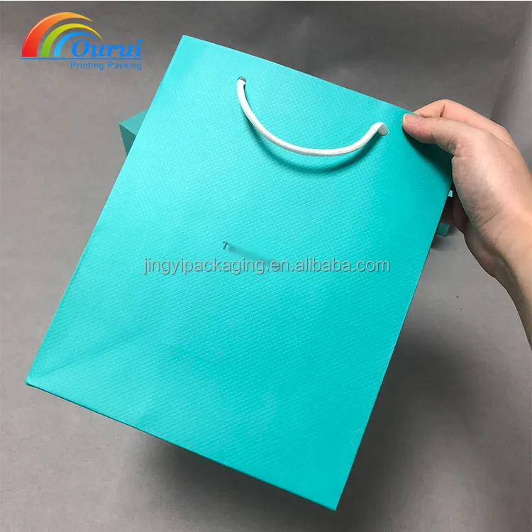 Universal logo mint blue Package Box Luxury brand Gift jewelry case With accessory certificates and bags