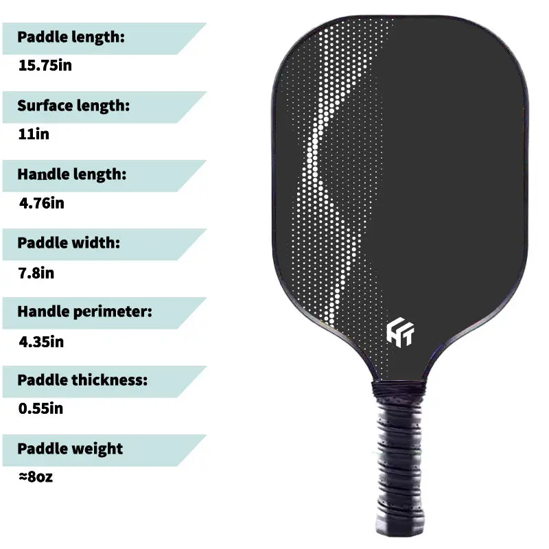 USAPA approved professional custom 2 paddle 4 balls 1 bag 1 box fiberglass graphite Pickleball paddle cover novice practice gift