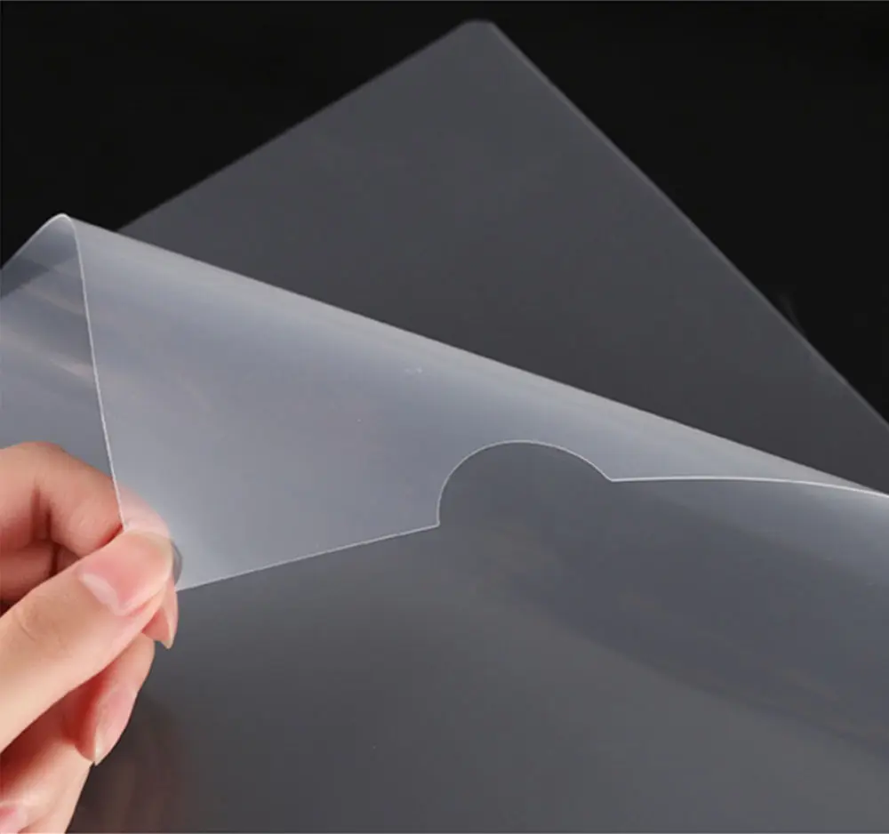 A4 Plastic File Folders Clear Project Pockets Documents Folders for Office School Fits