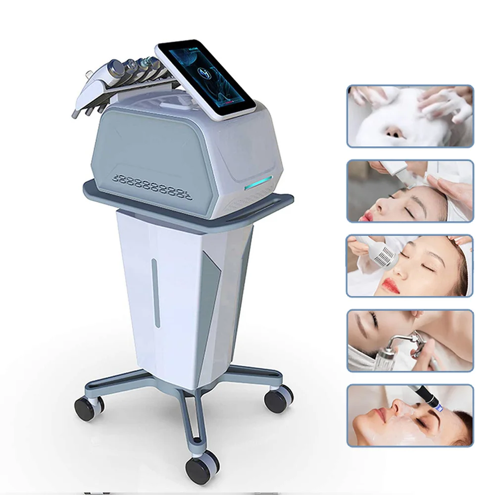 Hydra Diamond Microdermabrasion Facial Machine 2024 6 In 1 Hydra Oxygen Facial Cleaning Machine For Salon