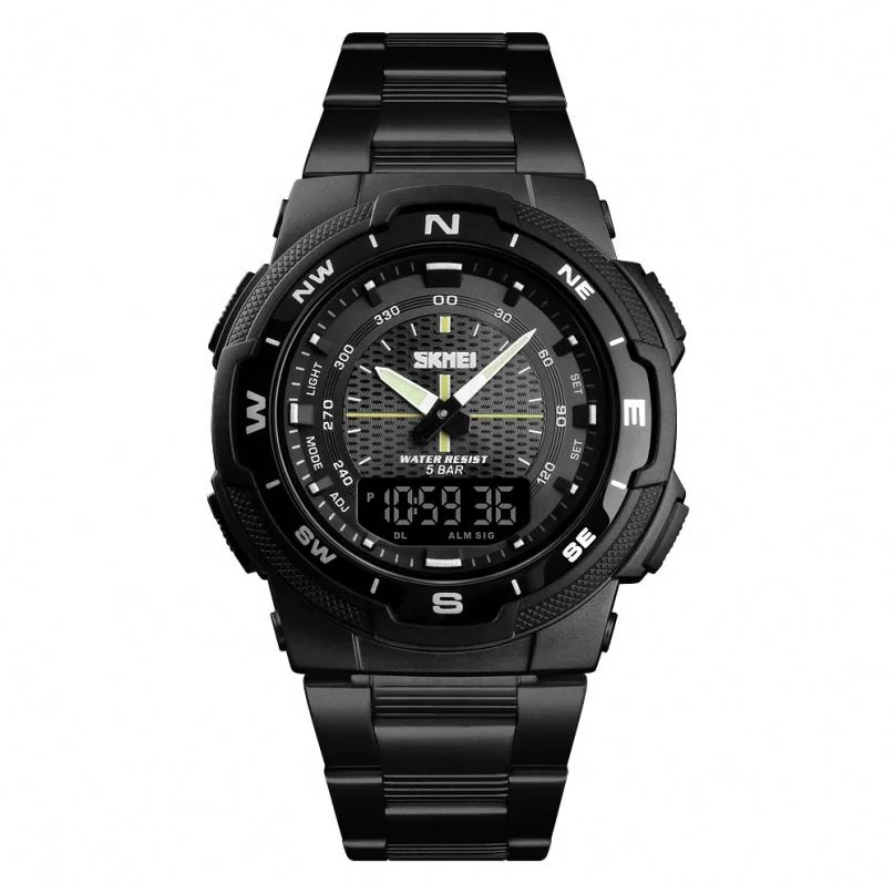  Relogio skmei 1370 saat montre часы наручные с механизмом al por mayor водонепроницаемые аналоговые цифровые для