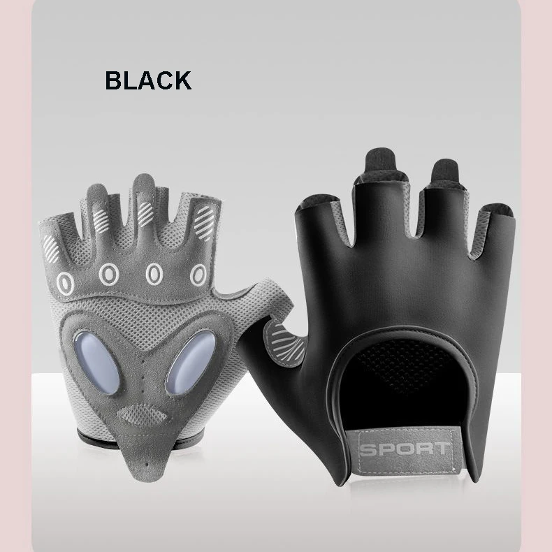 Wholesale Fitness Gloves and Half finger Breathable Mesh sports yoga anti-slip riding gloves for men and women