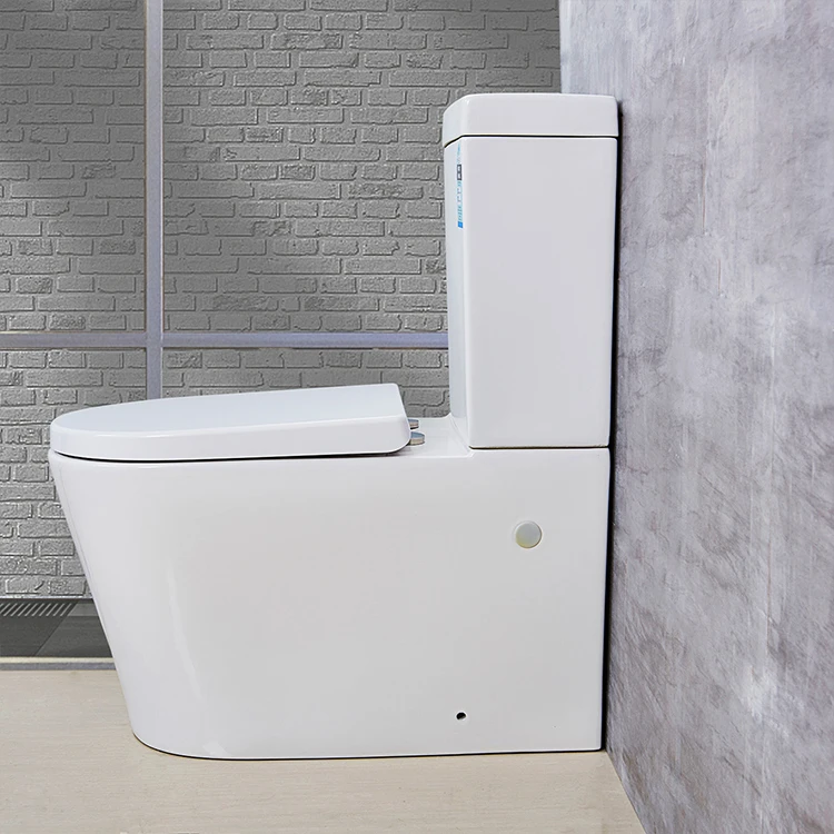 Высококачественная двухкомпонентная керамическая санитарная посуда HILITE с двойным смывом и водяным знаком, европейский туалет, керамический туалет, унитаз