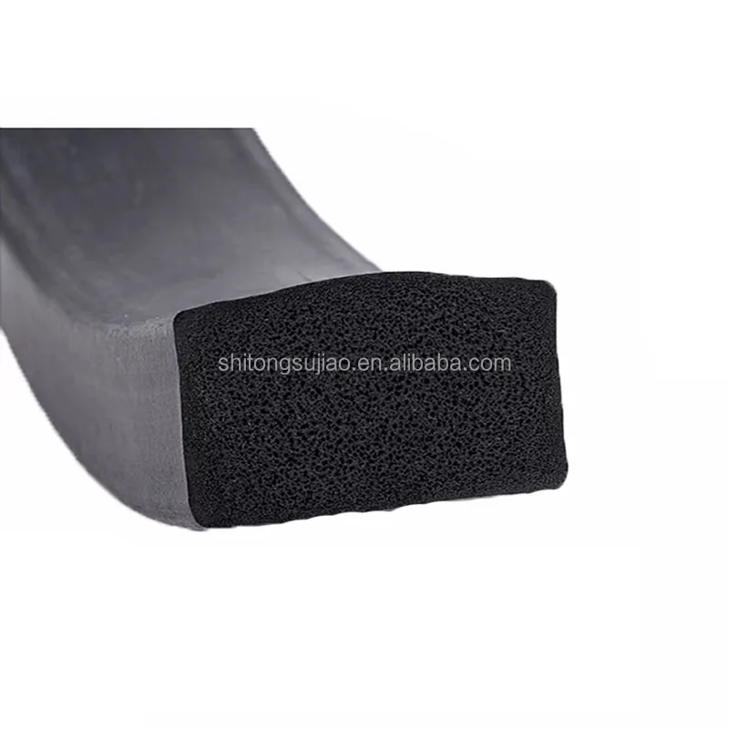 Epdm Square Shape Self Adhesive Rubber Sealing Strips Sponge