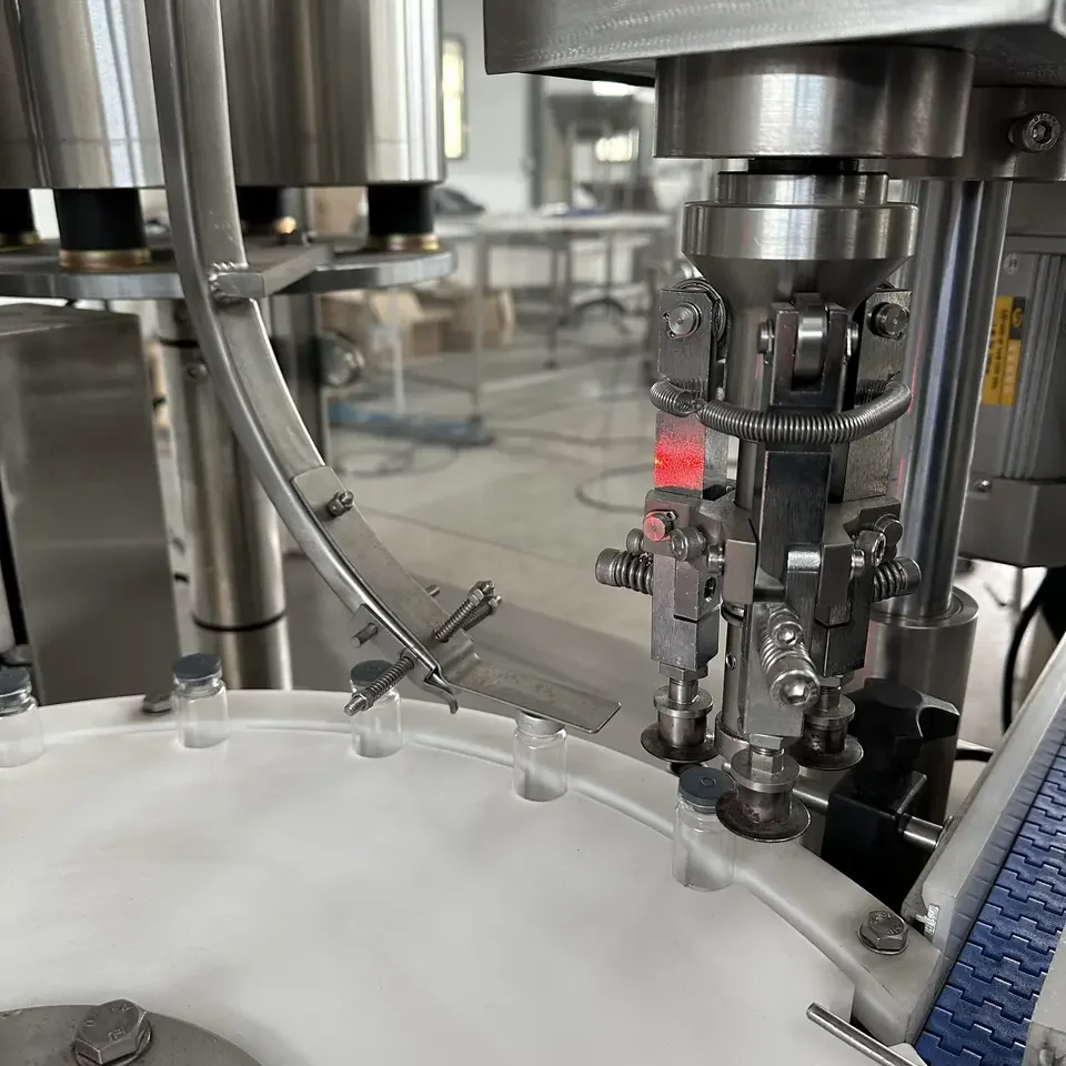 Automatic Vial Bottle Powder Filling Capping Machine With Conveyor injectable Dry powder vial filling machine