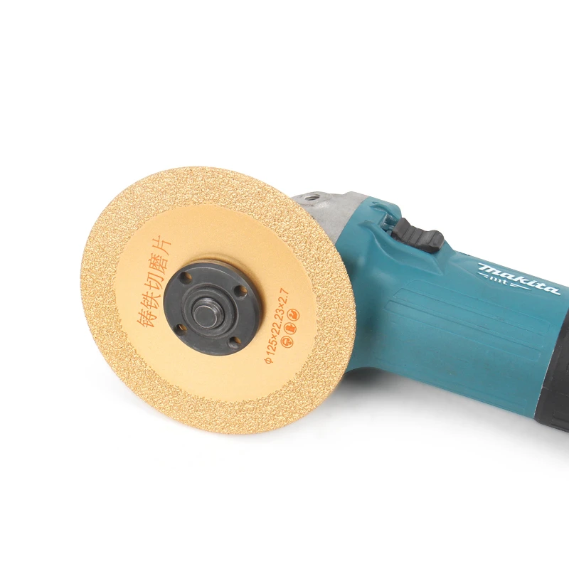 100/125/150/180mm Vacuum Brazed Diamond Grinding Cutting Disc Saw Blade For Cast Angle Iron Stone Marble Granite