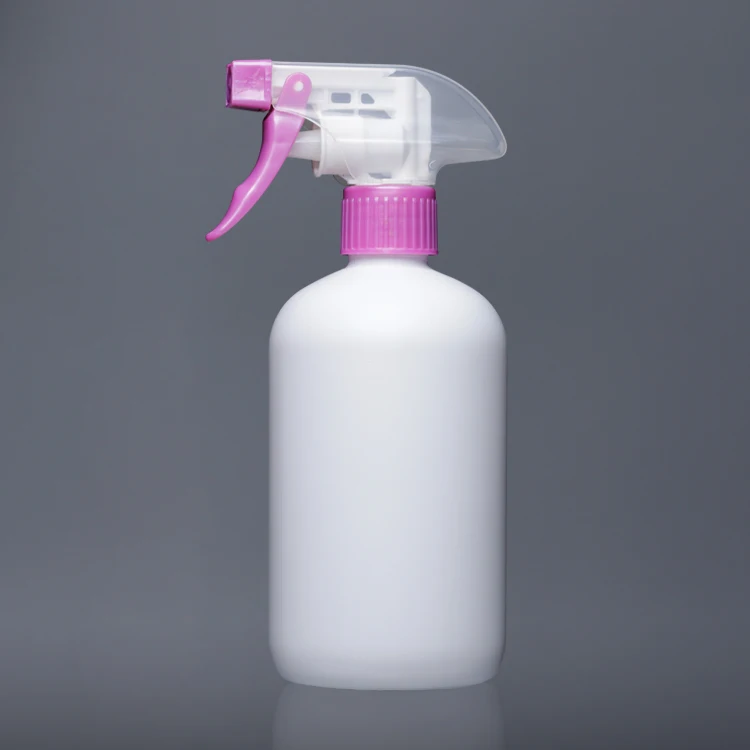 500ml Recycling White Empty Plastic PE Lotion Pink Personalized Shampoo Bottles Packing Travel Pack Shampoo