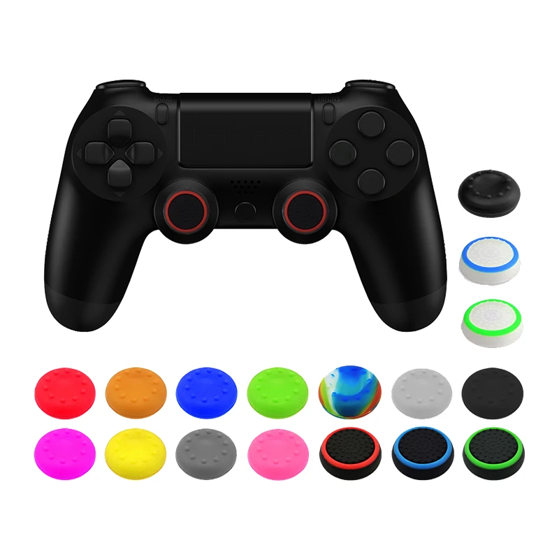 Силиконовый серебристый джойстик для контроллера Ca ps аналоговые стики PS3 PS4 Xbox 360 One замена