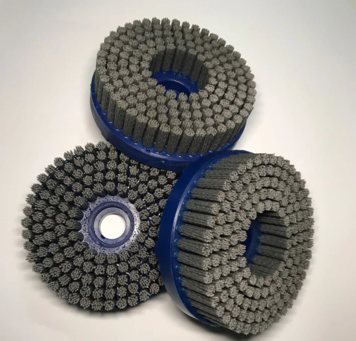 8 Inch Abrasive Brush Silicon Antique Polishing Wheel For Marble quartz granite