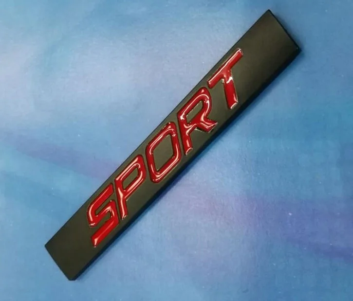 wholesale sport car emblems and TUR emblems sticker