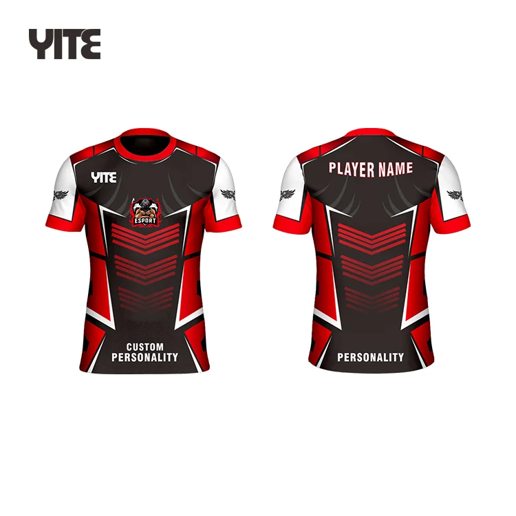 Fashion gaming team shirts various men esport jersey breathable universal esport uniform