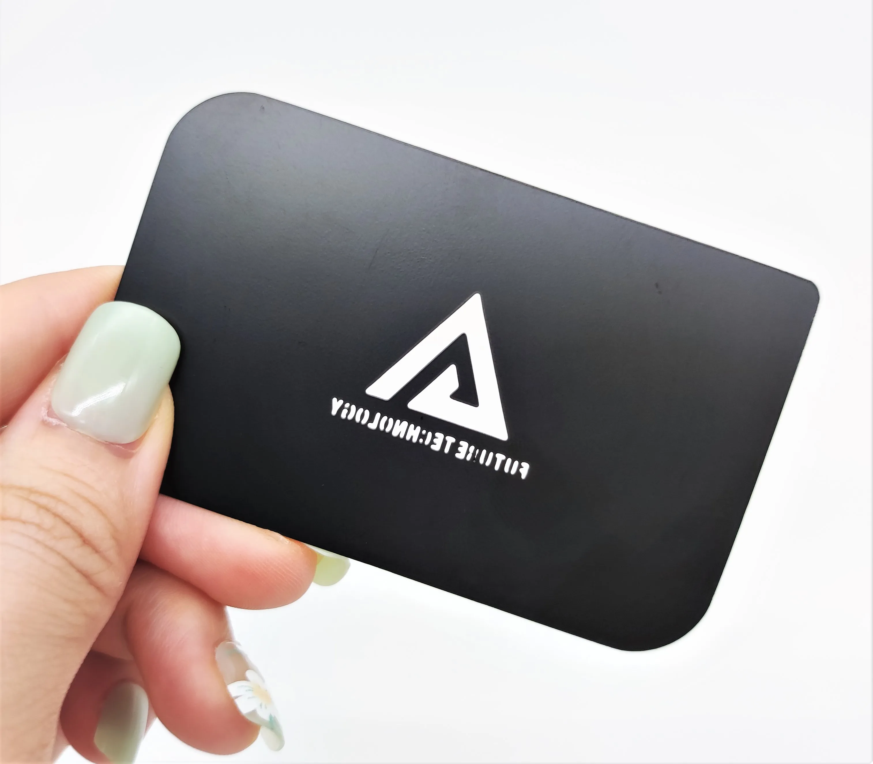 Wholesale High Quality Luxury Black Metal Business Card With Custom Logo
