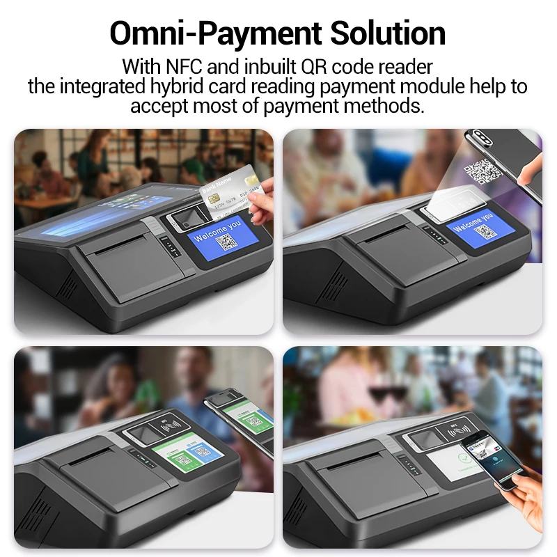 Windows/Android Cashier Machine Pos Computer 11.6' Mobile Desktop POS Software NFC Payment Reader Caisse Enregistreuse MIni Pos