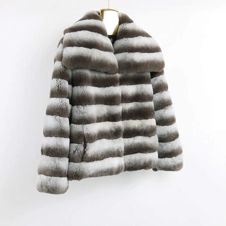 wholesale price vendors custom winter warm real rex rabbit fur coat for women