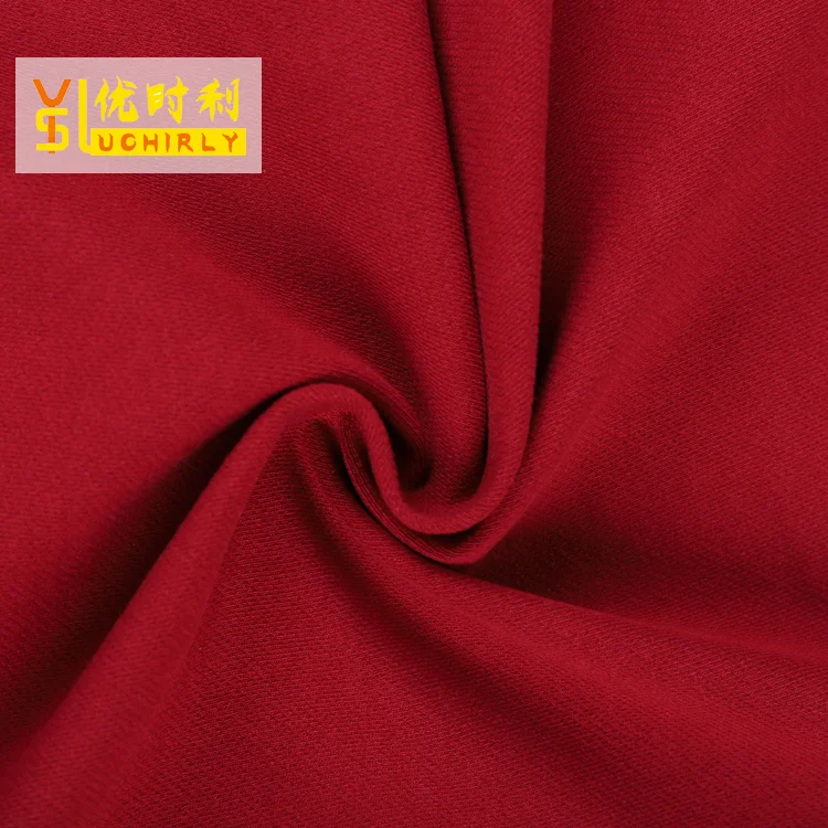 
21S rotor spinning 97%cotton 3% spandex knitted stretch french terry fabric 