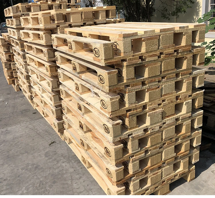 New Epal/ Euro Wood Pallets Pine Wood pallet plywood tray  Second-hand pallets