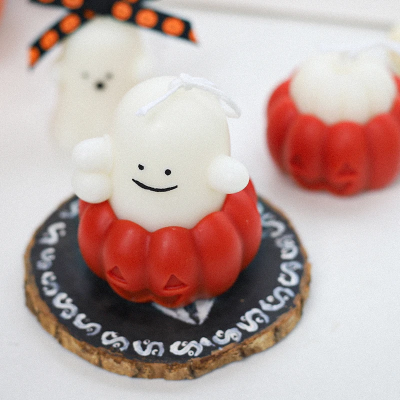 JOYWOOD Halloween Decoration Pumpkin Candle Birthday Scented Aromatherapy Candles
