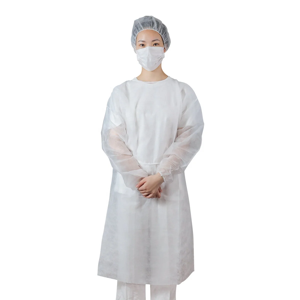 Disposable Isolation gown,patient gown from white list manufacturer