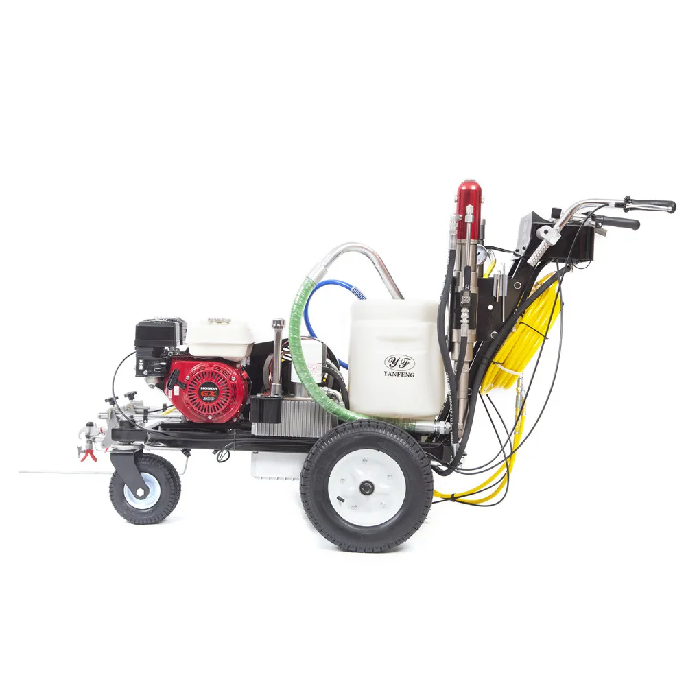 PT200HS Hydraulic Airports Airless Line Stripers Cold Paint Road marking machine