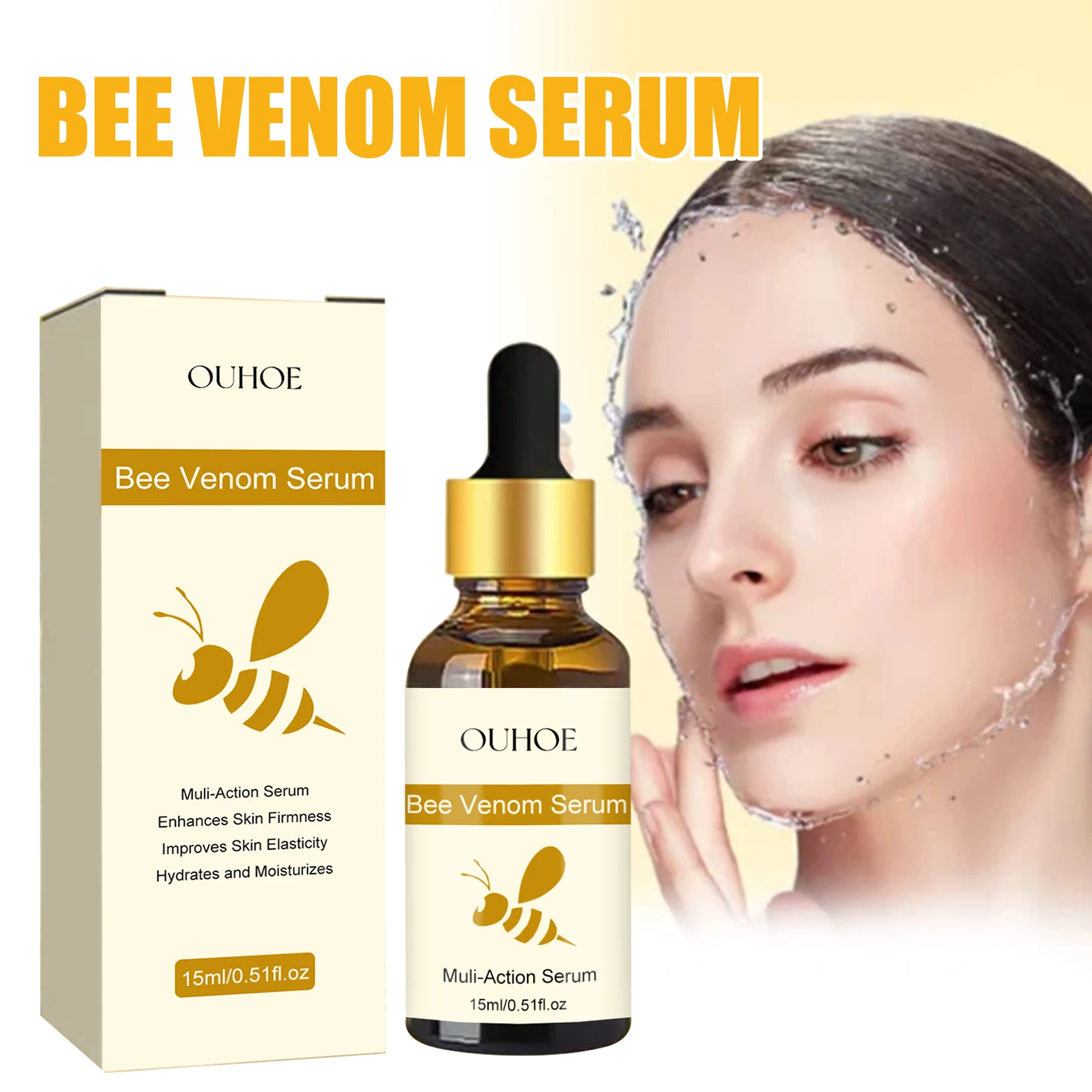 OUHOE OEM&ODM Best Bee Venom Hydrates Bee Venom Oil Lifting Bee Venom Serum