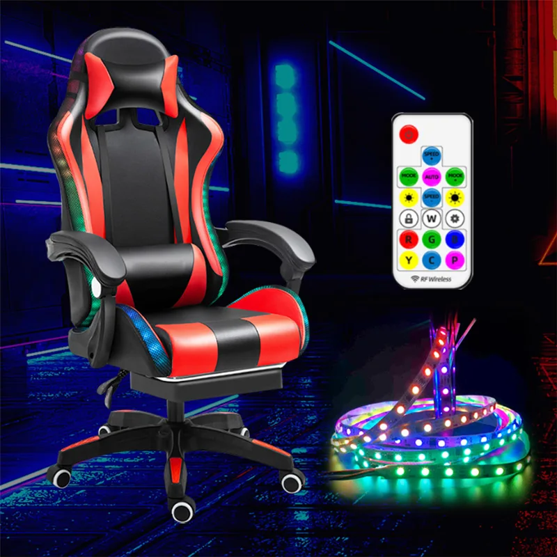 Ergonomic Swivel LED Silla Gamer Hot Sale 2021 Gaming Chair With RBG