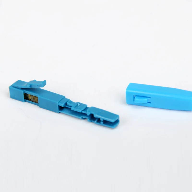 Flat/ Round cable quick adapter ftth Lc upc pre-polished field installable fast connector