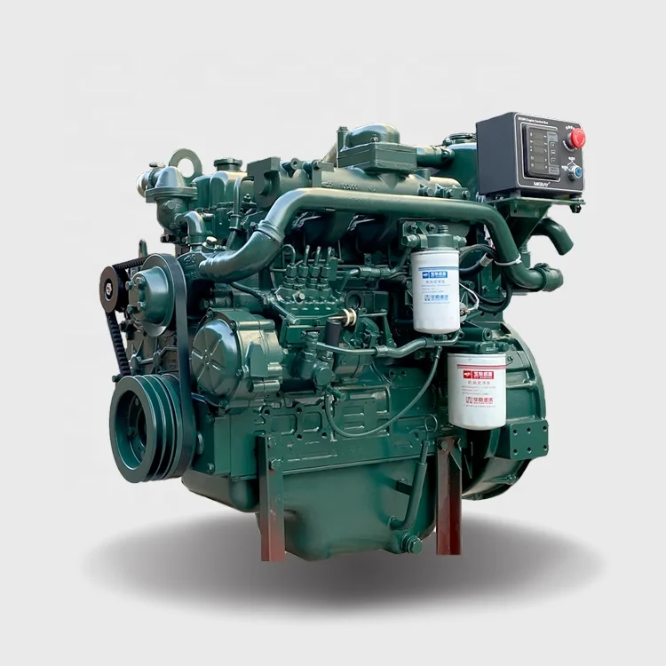 Fuel efficient water cooled 100hp 4 cyl marine diesel engine
