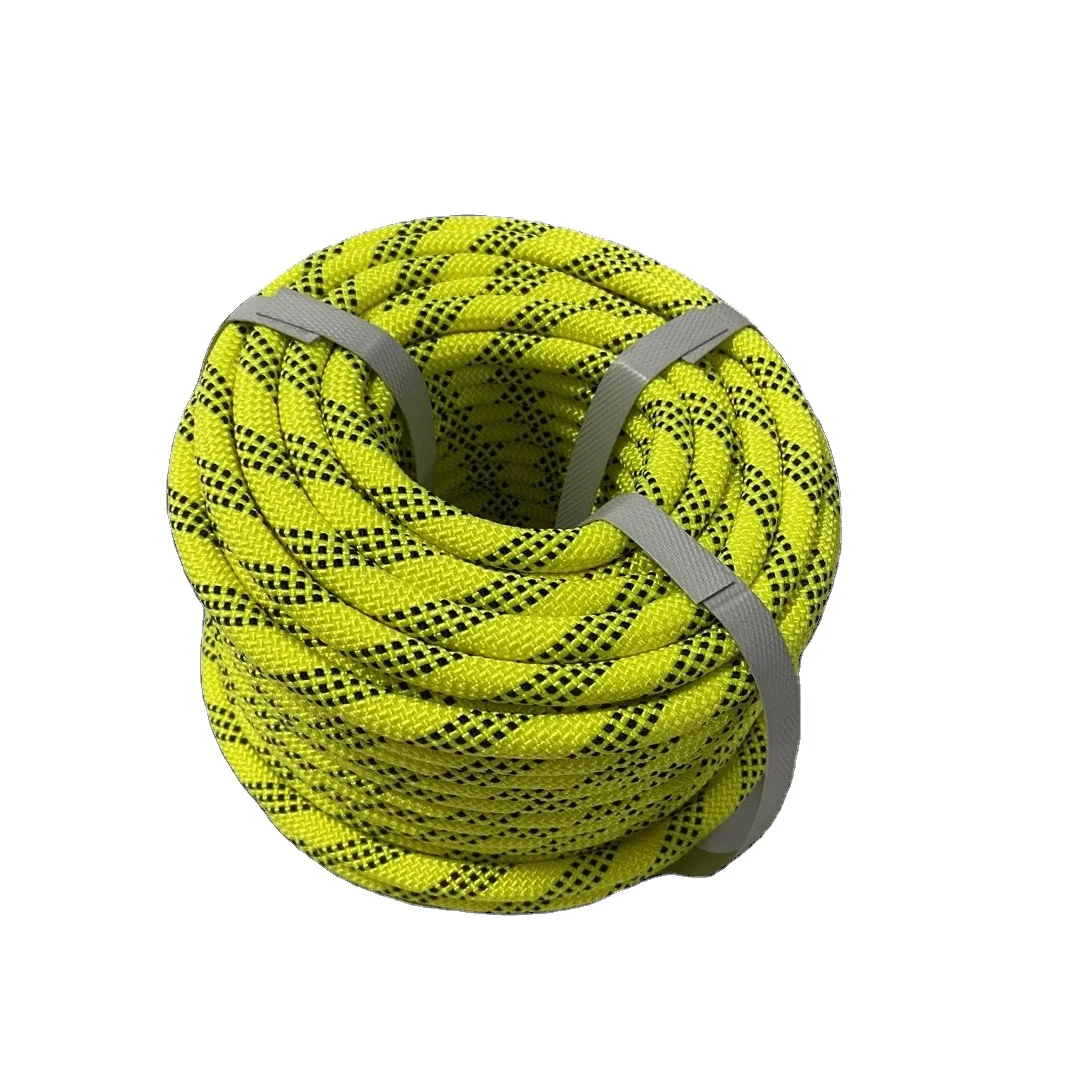 High strength polyester safety rope outdoor mountaineering rope rock life-saving rope