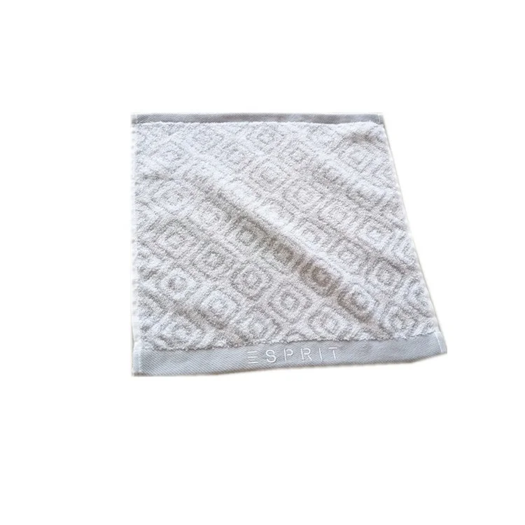 Shan Dong Towel 100% Combed Cotton Jacquard Hand Bath Towel Set With Customer Logo Embroidery