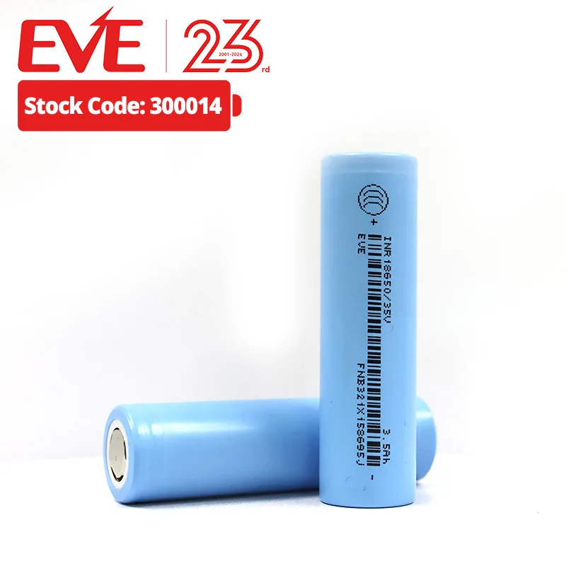 EVE 18650 35V аккумулятор литиевая батарея литий-ионная батарейка 3 6 V 3200mah 3500Mah