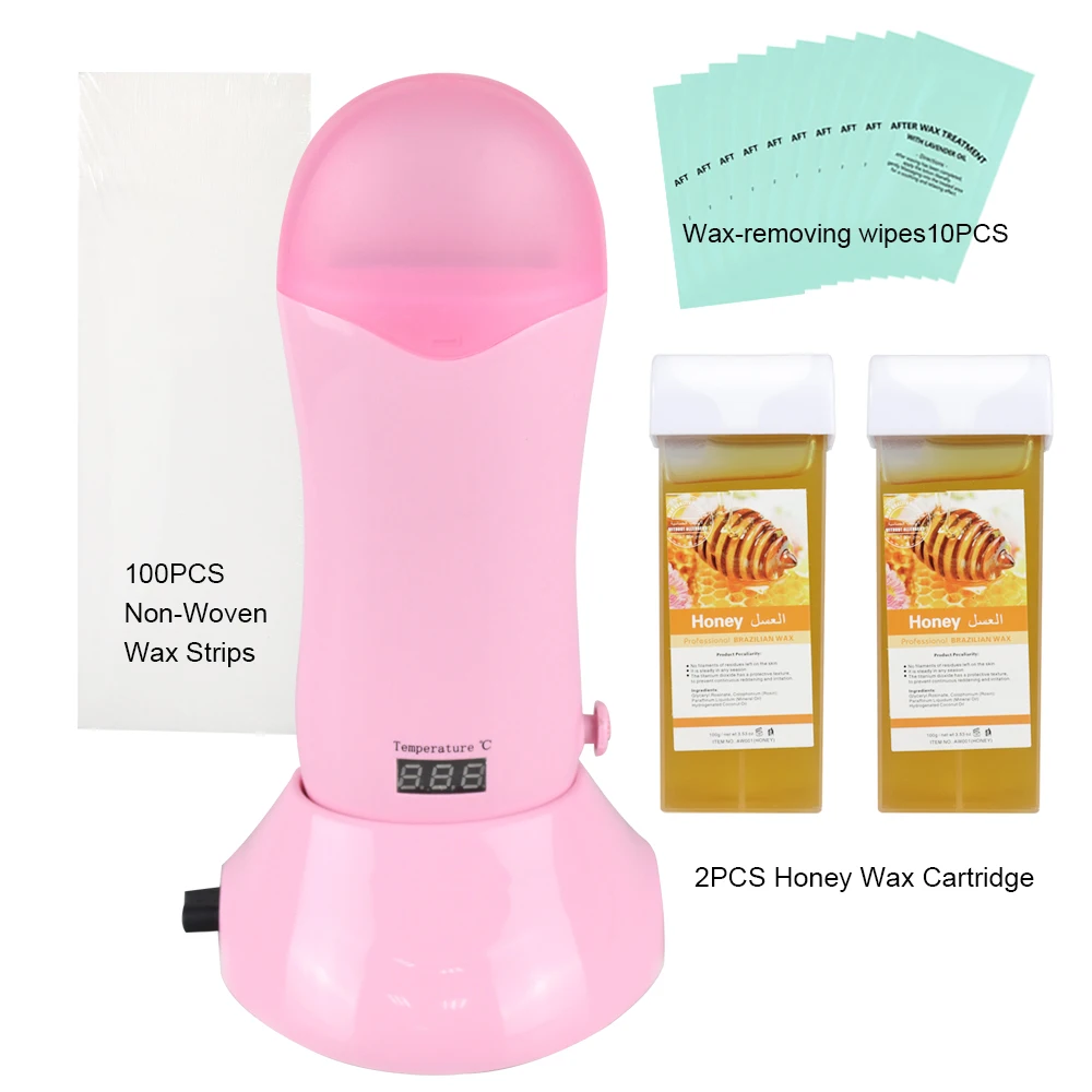 CE Certification Wholesale Private Label Depilatory Wax Roller Cartridges Portable Handheld Hair Removal Wax Roller Machine