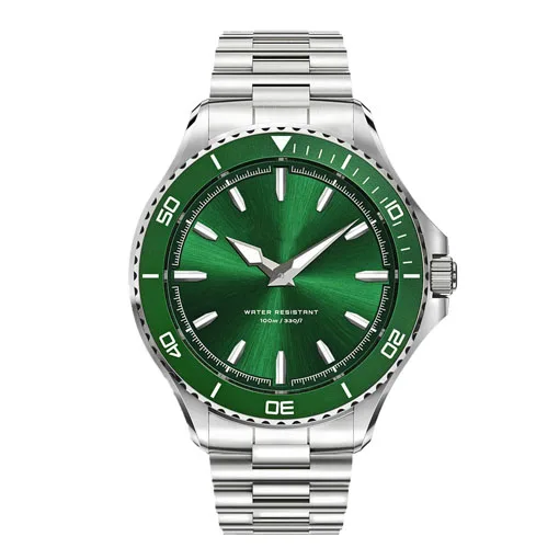 China Factory Custom Fashion Watch Luxury Silver Color Men Stainless Steel Quartz Watches