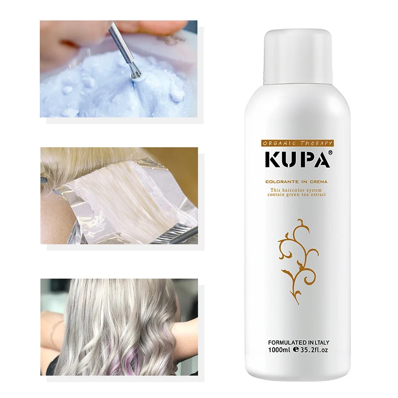 Natural Hair Dye Colour Ammonia Free Permanent Hair Color Cream With Popular Colors