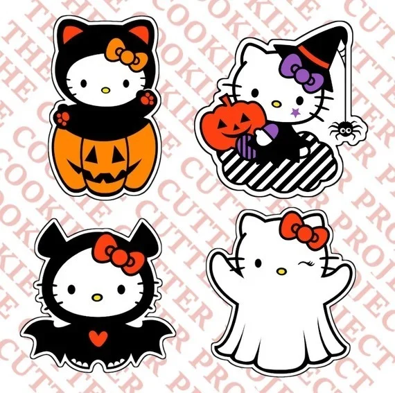 hello kitty Acrylic lash tiles Halloween style customized lash storage tiles eyelash extension supplies lash box custom logo