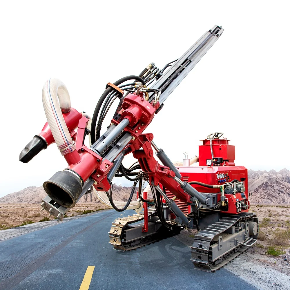 hengwang crawler gold mine drilling rig dth drilling machine rock rig for sale