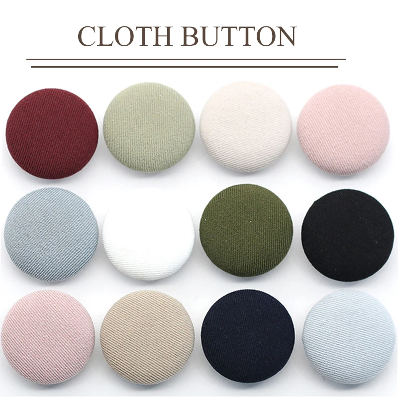 Popular Metal Sewing Buttons Fabric Colorful brass shank buttons for Decorative Buttons Cloth Diy Accessories