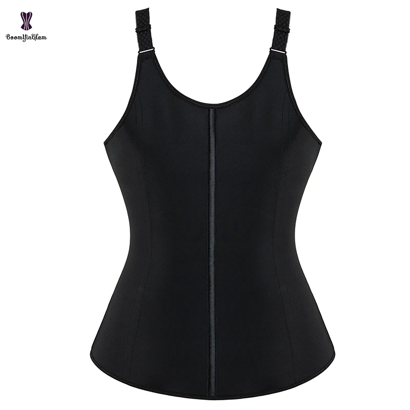 Plus Size XS To XXXL Faja Colombianas Strap Corset Woman Slimming Vests Smooth Latex Hook And Zipper Waist Trainer With 9 Robs