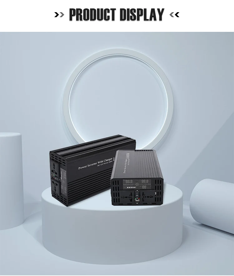 UPS Pure Sine Wave Solar power inverter 3000 Watt 12v 24v 48v DC input 220v 110v AC output with charging feature