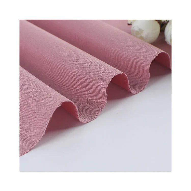 50D Polyester High Elastic Plain Weave Swimsuit Fabric 4 Way Stretch Yoga Wear Sportswear Lining Fabric