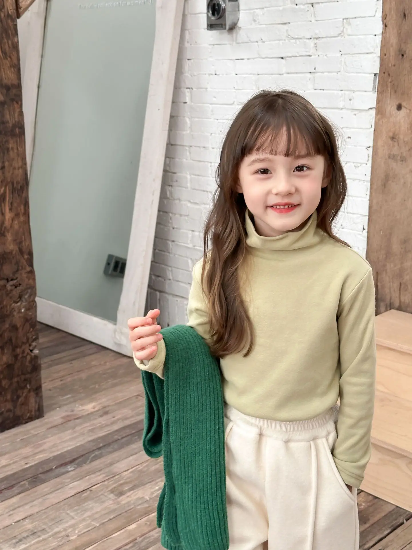 617 fall autumn winter design little baby girls clothes solid under shirt infant toddler fur fleeced top warm clothing