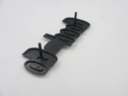 Custom self-adhesive chrome auto emblem ABS Chrome sticker label for decoration cars