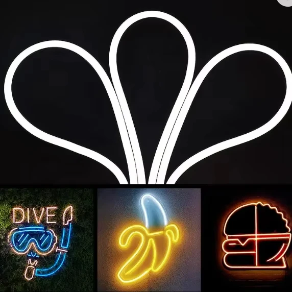 Led neon strip Light DC12V RGB 2835 5050 SMD 120LEDs/m Waterproof Flex Neon Strip Ribbon Tape White/warmwhite/blue/pink/red