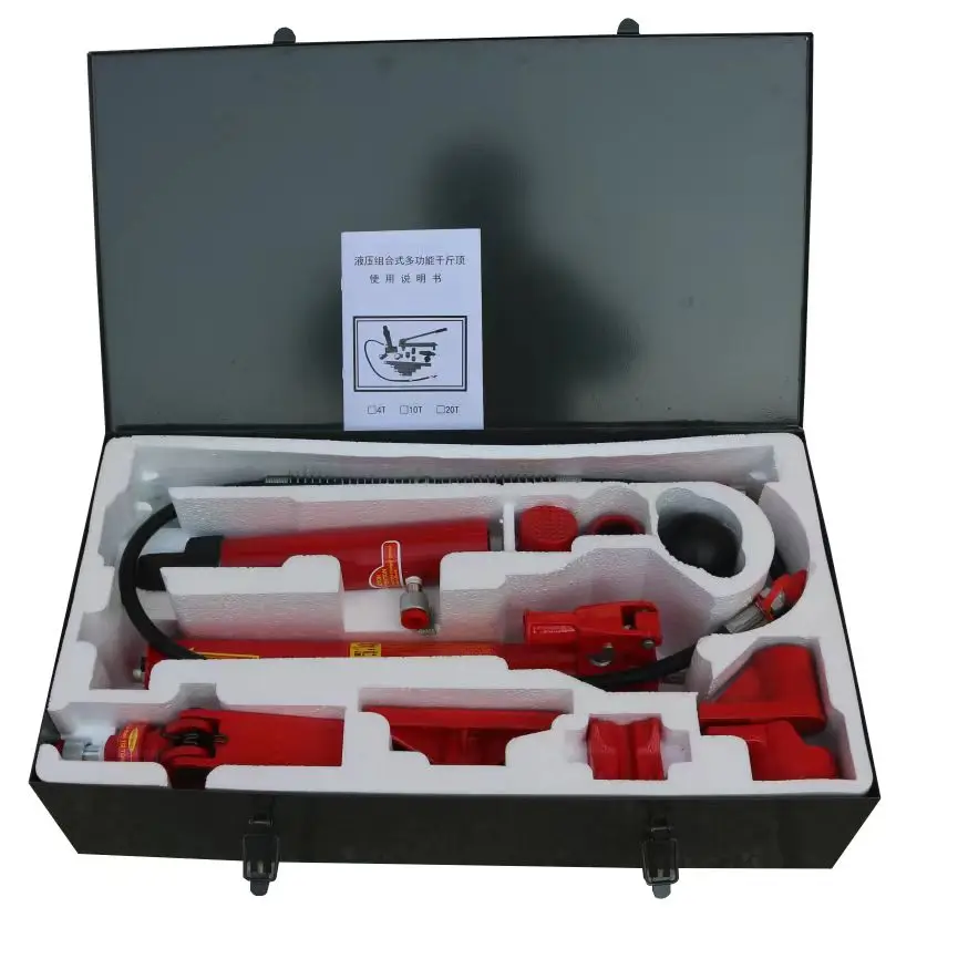 Factory Direct Sale High Quality 10t Vehicle Equipment Power Jack Hydraulic Auto Body Repairing Kit