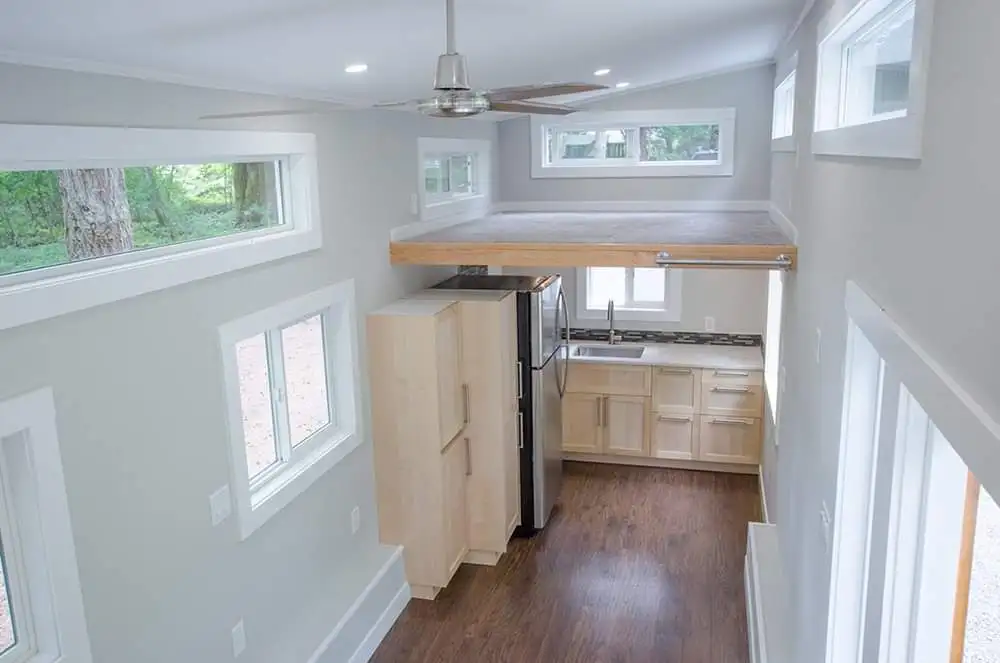 Prefab 20 ft tiny container car house trailer tiny homes  on wheels modular  2 bedrooms