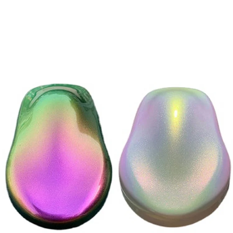 Iridescent Hypershift Chameleon color shifting chrome pigment